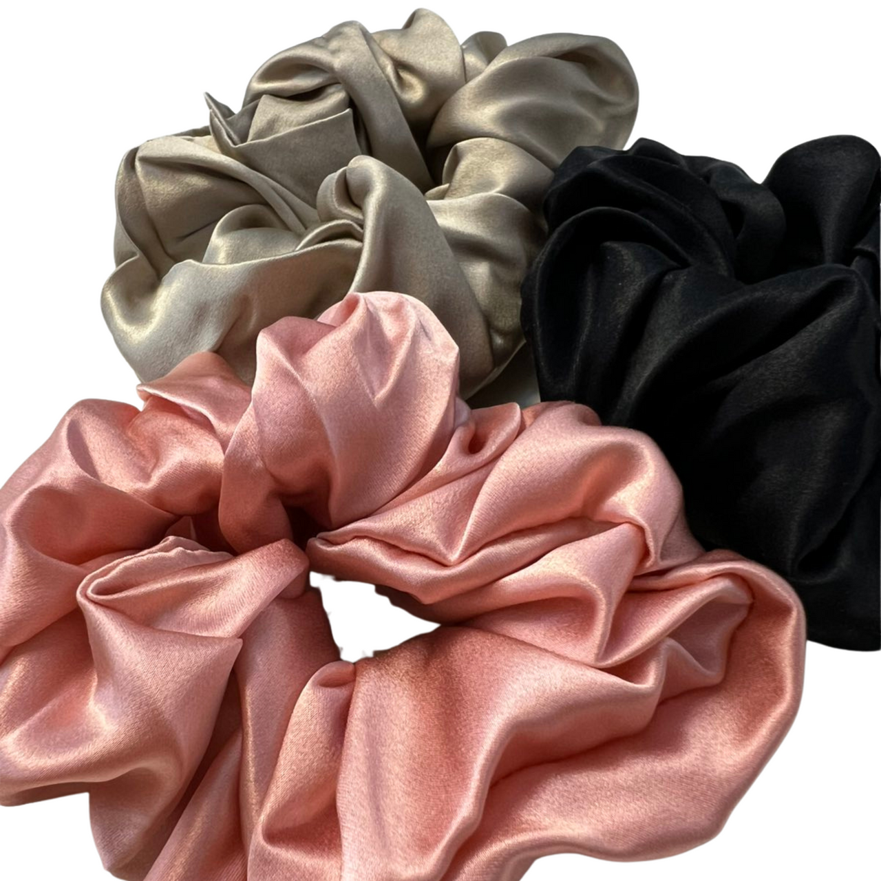 Голямо скрънчи 100% естествена коприна