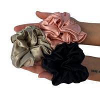 Thumbnail for Голямо скрънчи 100% естествена коприна