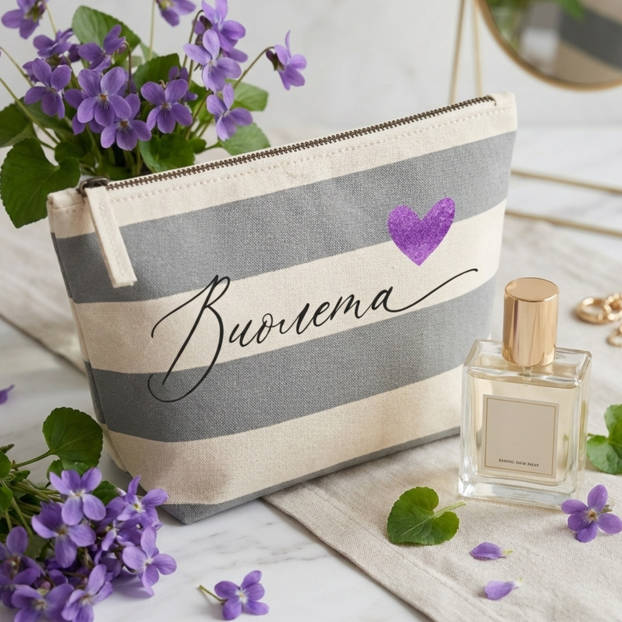 Несесер с име и малко сърце