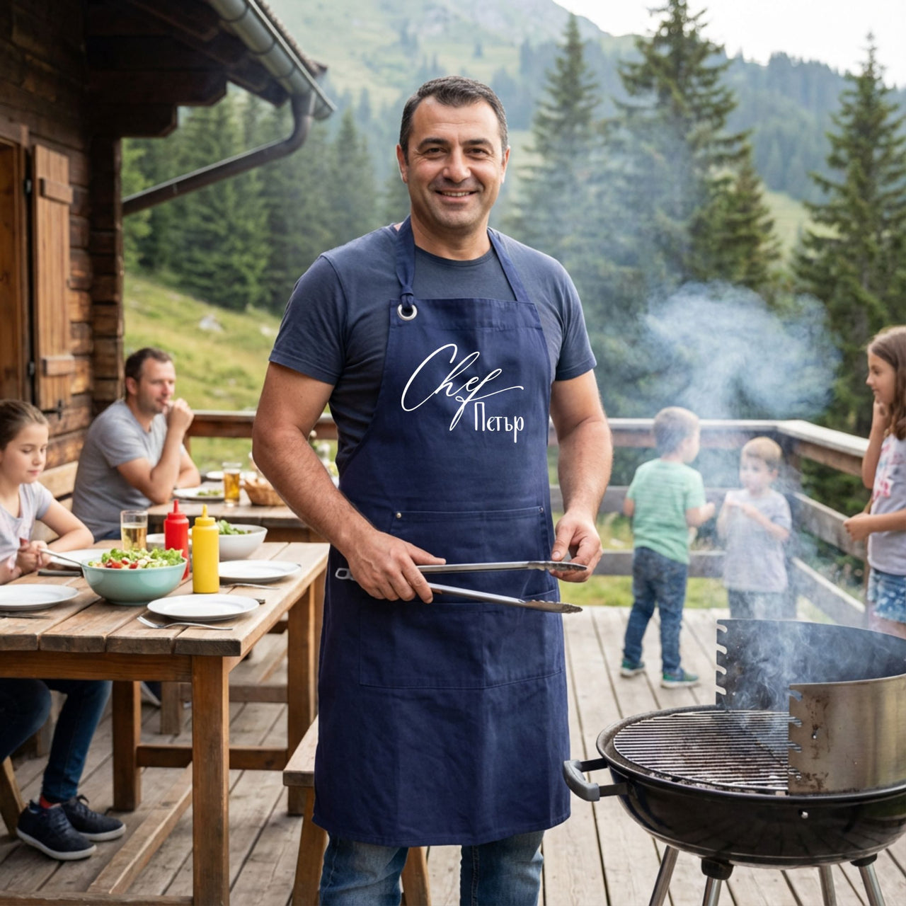 Подарък за мъж - престилка за готвене Chef