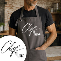 Thumbnail for Подарък за мъж - престилка за готвене Chef