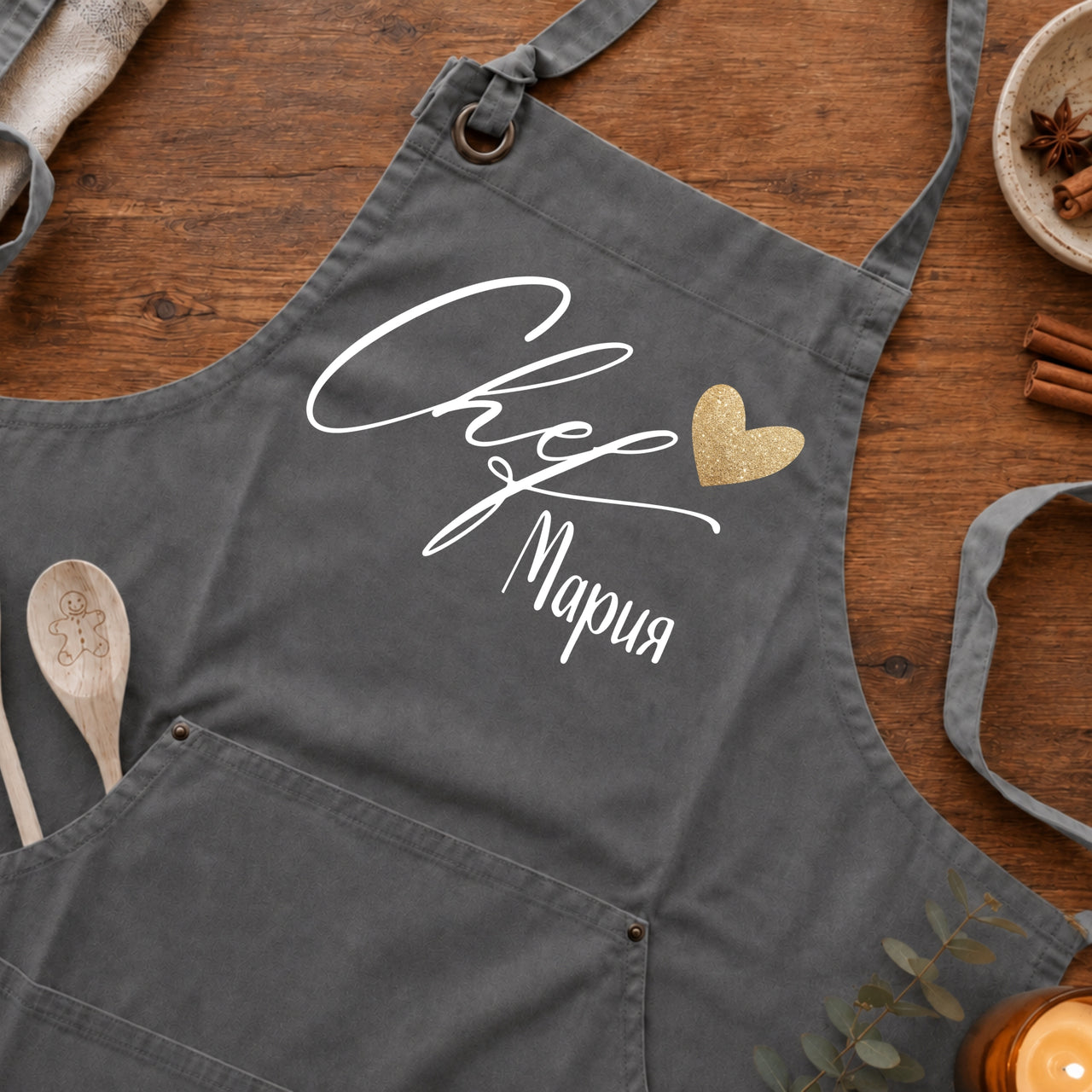 Подарък за жена - престилка за готвене Chef