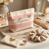 Thumbnail for Подаръчен комплект: несесер, скрънчи и портмоне