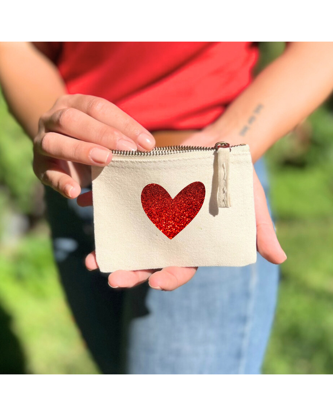 Малко портмоне със сърце