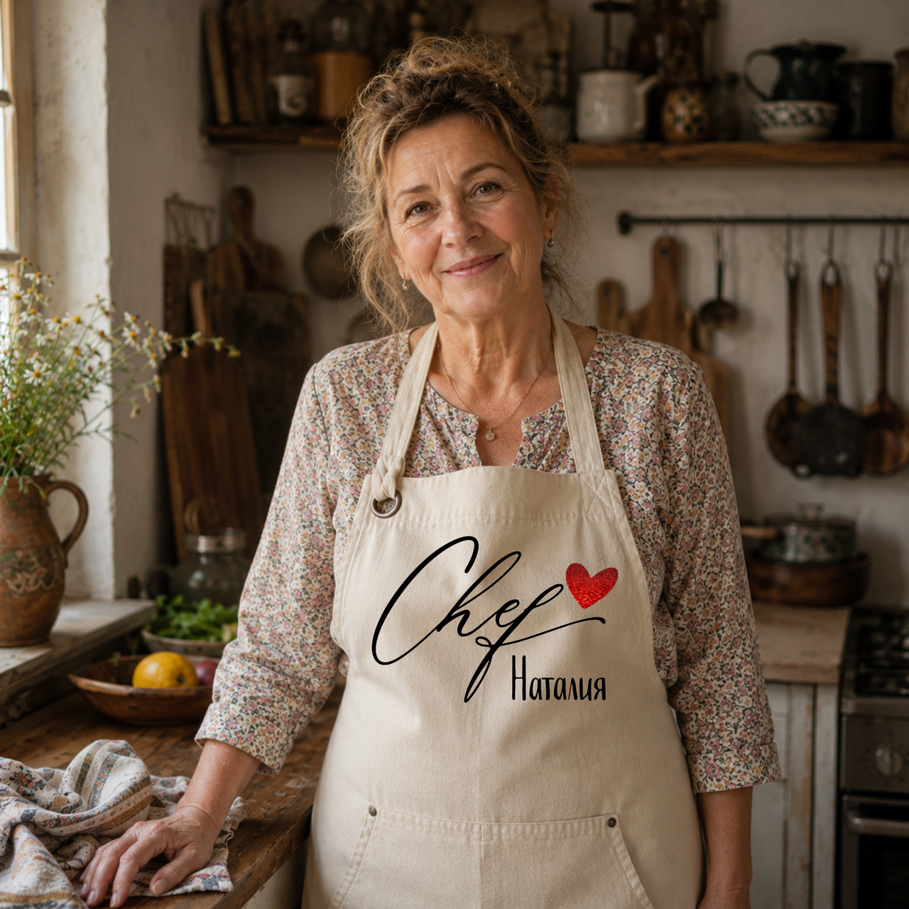 Подарък за жена - престилка за готвене Chef