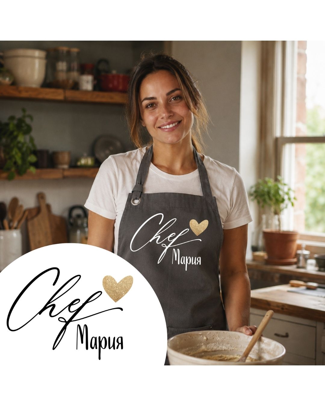 Подарък за жена - престилка за готвене Chef