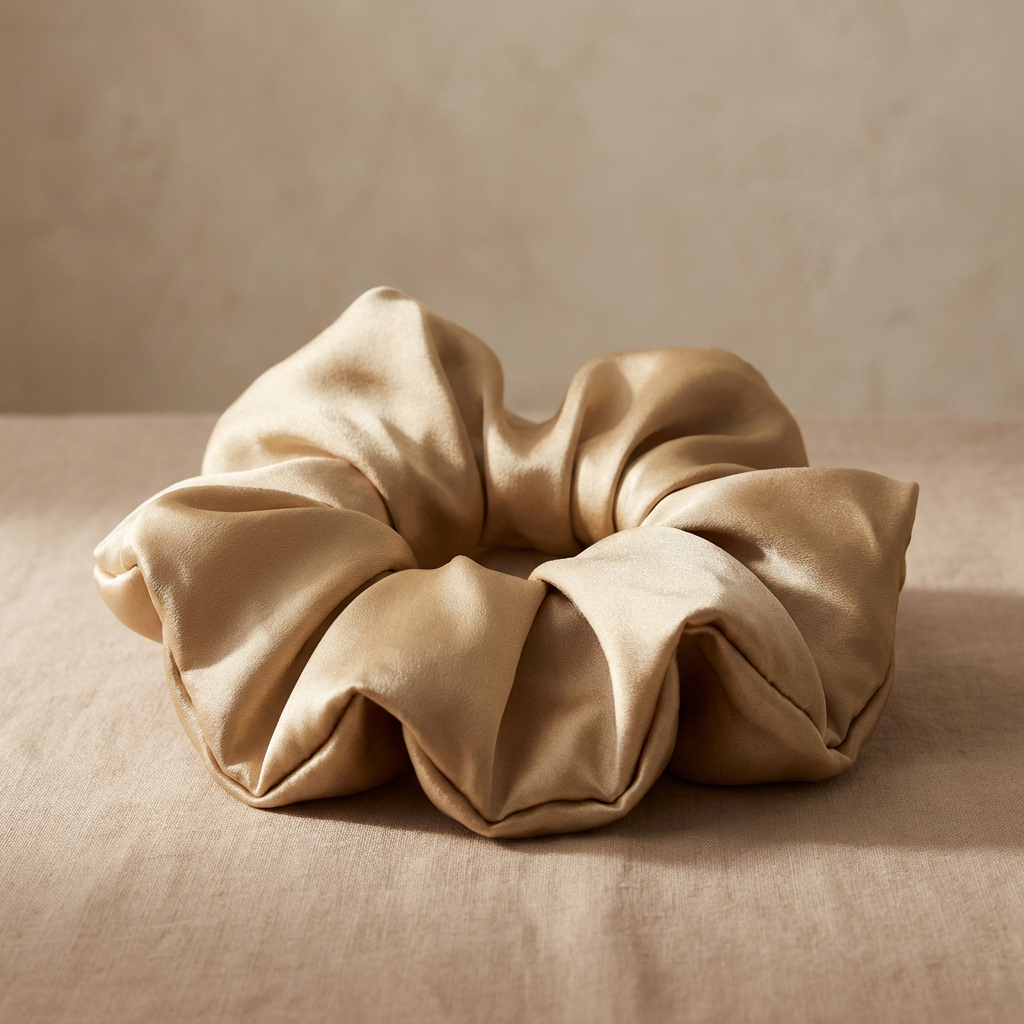 Голямо скрънчи 100% естествена коприна