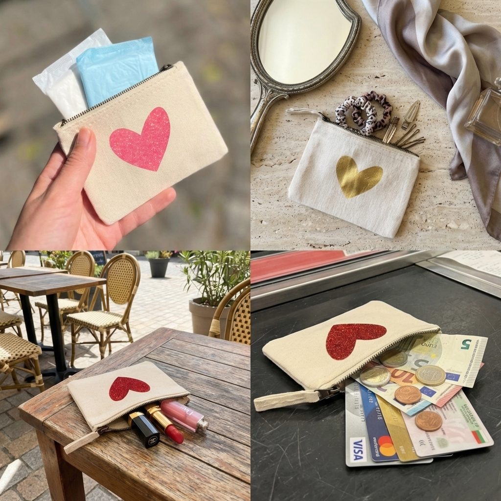 Малко портмоне със сърце